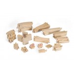 Train - Wooden Track 50 Piece Track Pack - Brio Wooden Railway 33772